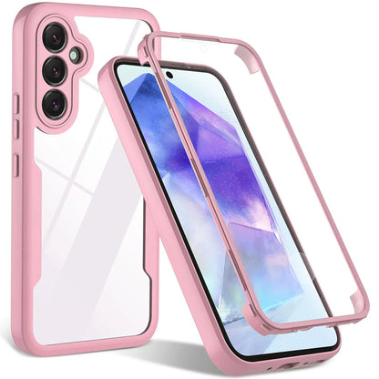 Pouzdro pro Samsung Galaxy A35 5G A356, Techsuit, ColorVerse 360, Růžové
