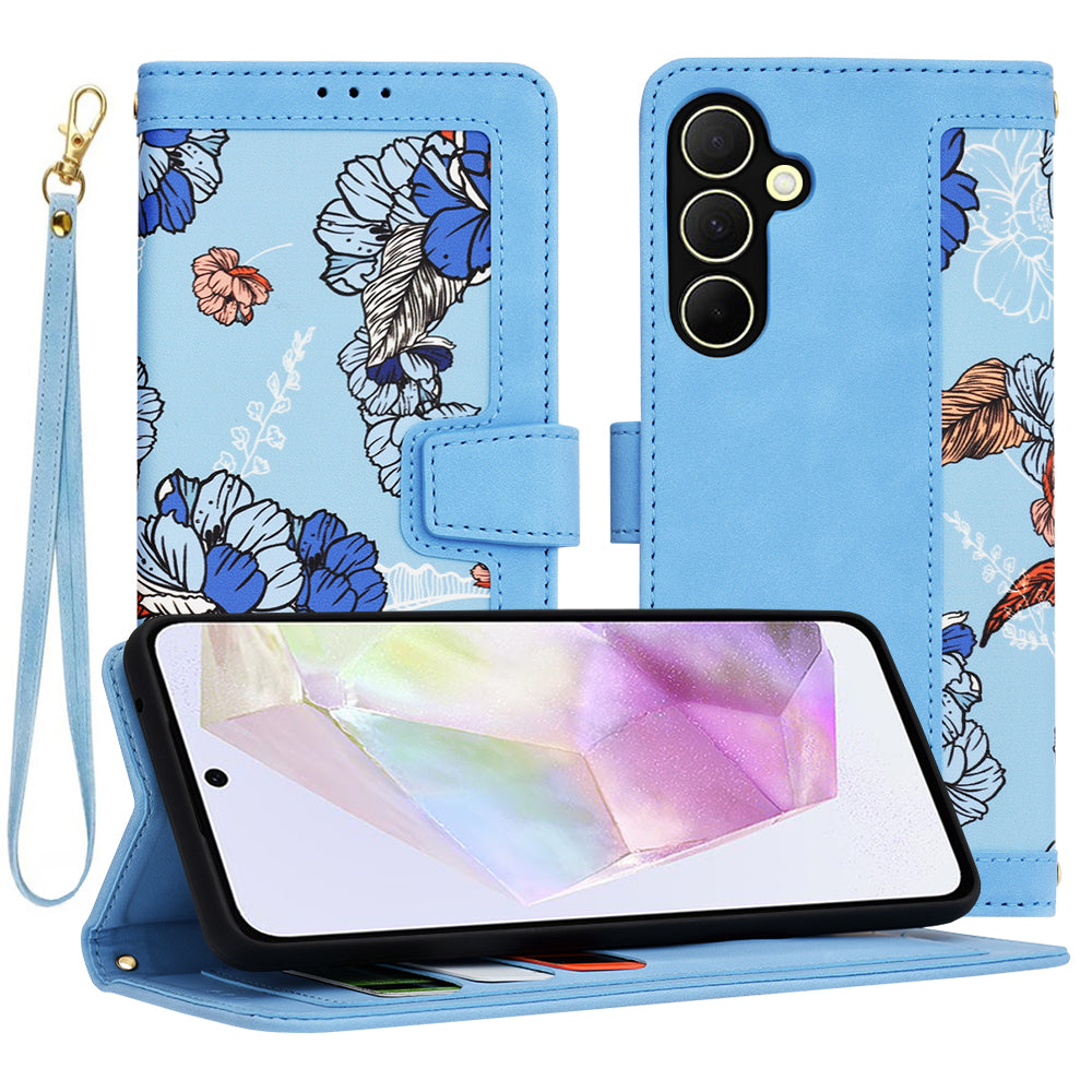 Pouzdro pro Samsung Galaxy A35 5G A356, Techsuit, FlipCraft, Modré