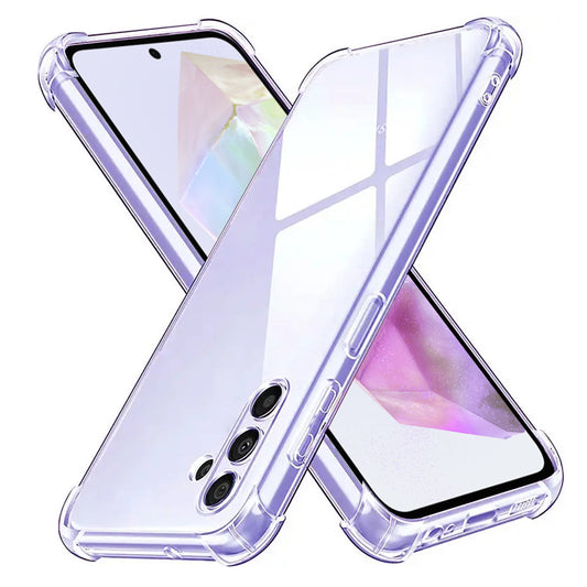 Pouzdro pro Samsung Galaxy A35 5G A356, Techsuit, Odolné proti nárazům, Průhledné