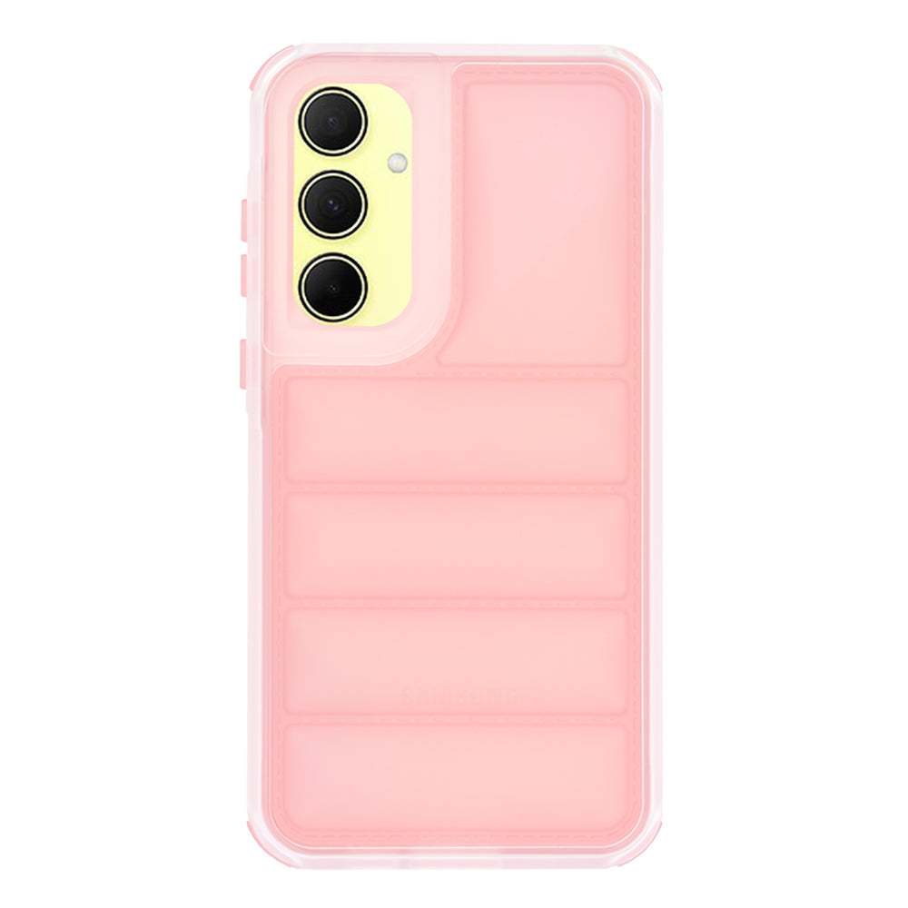 Pouzdro pro Samsung Galaxy A35 5G A356, Techsuit, Wave Shield, růžové