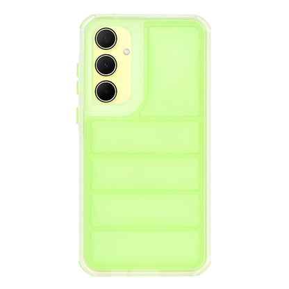Pouzdro pro Samsung Galaxy A35 5G A356, Techsuit, Wave Shield, Zelené