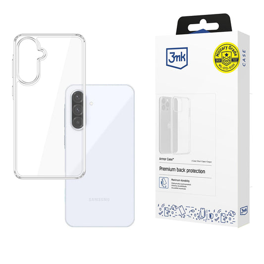 Pouzdro pro Samsung Galaxy A36 A366, 3MK, Armor, Průhledné