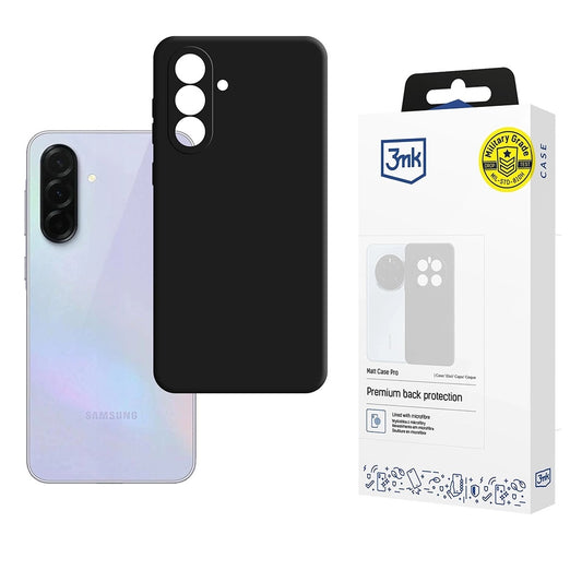 Pouzdro pro Samsung Galaxy A36 A366, 3MK, Pro, Černá matná