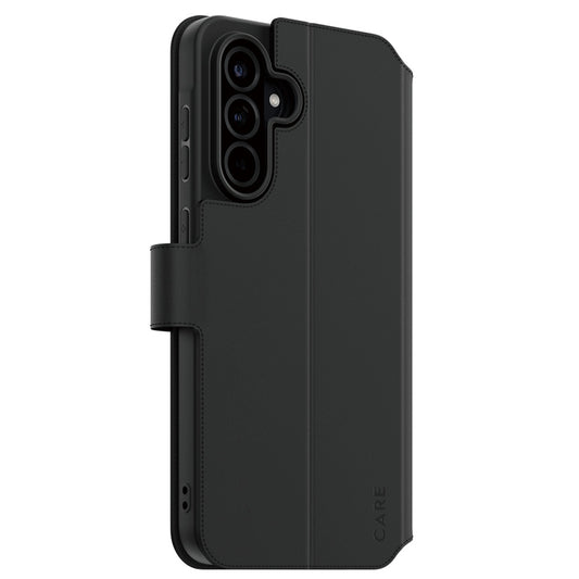 Pouzdro pro Samsung Galaxy A36 A366, PanzerGlass, Care Feature Kickstand Wallet, Černá