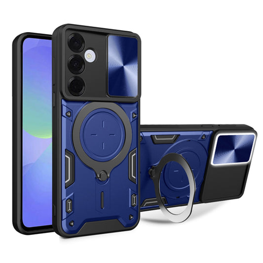 Pouzdro pro Samsung Galaxy A36 A366, Techsuit, CamGuard Pro, Modré