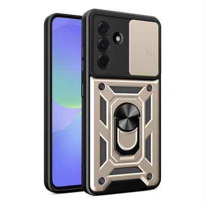 Pouzdro pro Samsung Galaxy A36 A366, Techsuit, CamShield, Zlaté