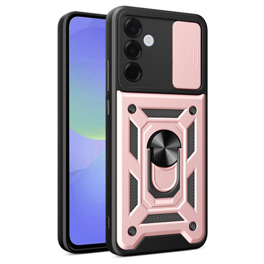 Pouzdro pro Samsung Galaxy A36 A366, Techsuit, CamShield, Růžové