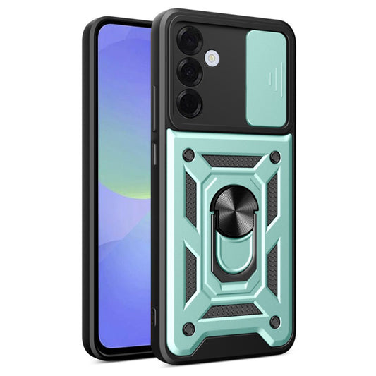 Pouzdro pro Samsung Galaxy A36 A366, Techsuit, CamShield, Zelené
