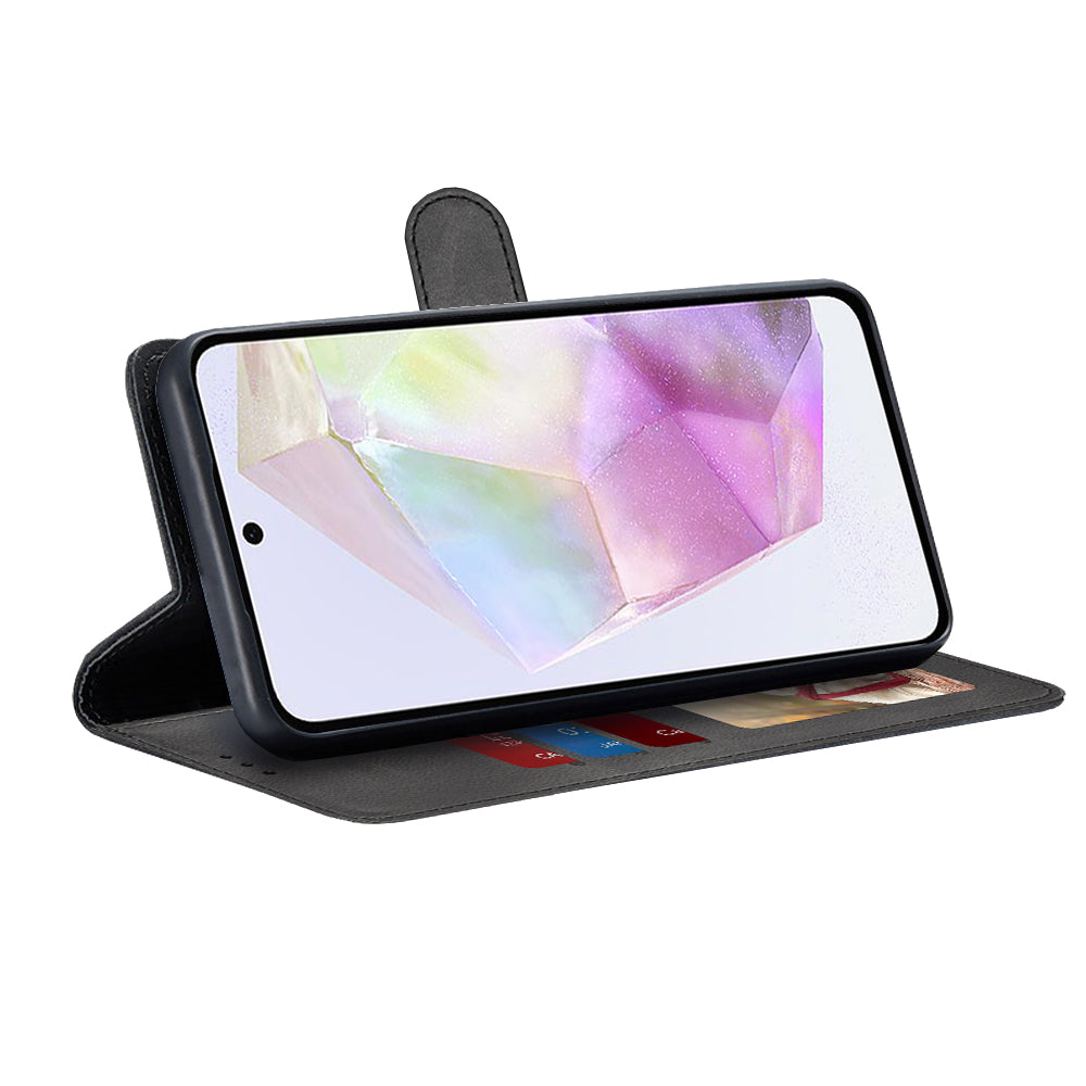 Pouzdro pro Samsung Galaxy A36 A366, Techsuit, Diary Book, Černé