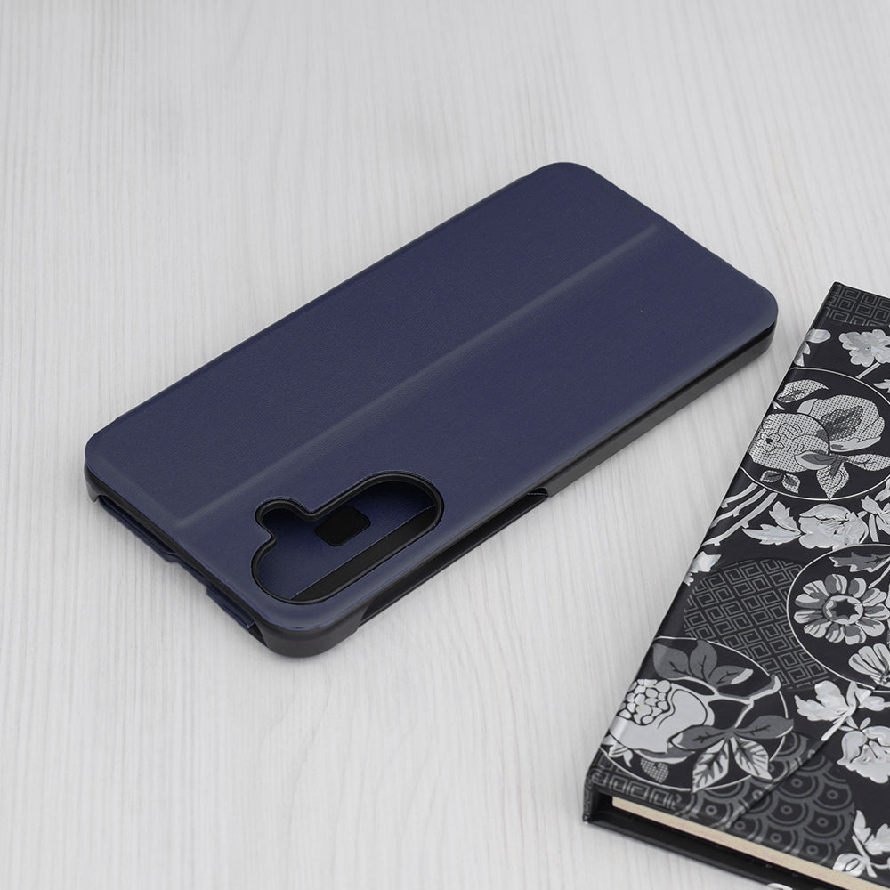 Pouzdro pro Samsung Galaxy A36 A366, Techsuit, eFold, Tmavě modrá