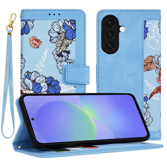 Pouzdro pro Samsung Galaxy A36 A366, Techsuit, FlipCraft, Modré