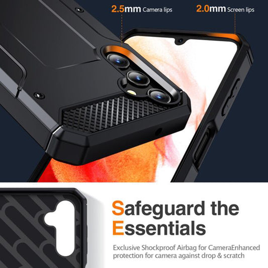 Pouzdro pro Samsung Galaxy A36 A366, Techsuit, Hybrid Armor, Černé
