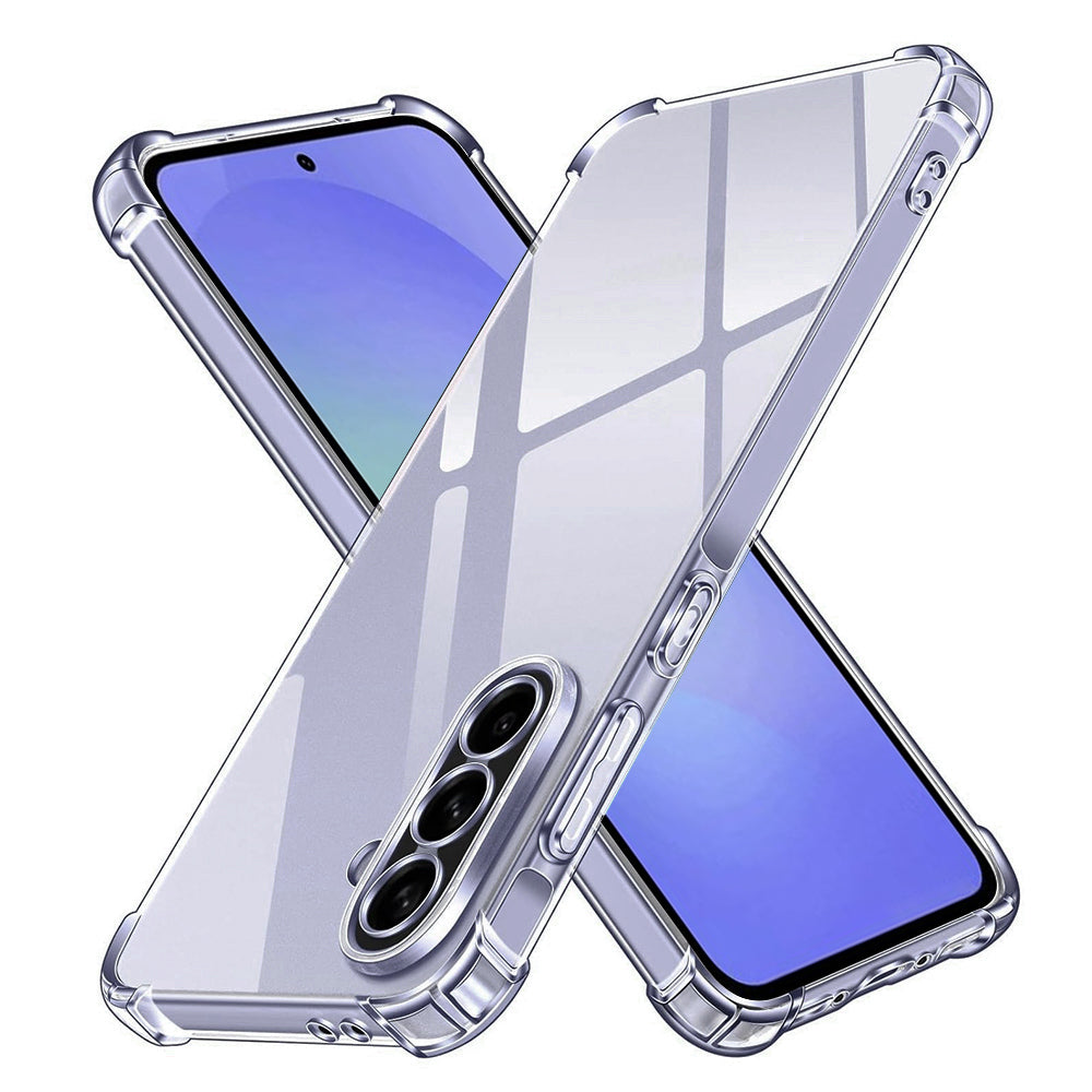 Pouzdro pro Samsung Galaxy A36 A366, Techsuit, Odolné proti nárazům, Průhledné