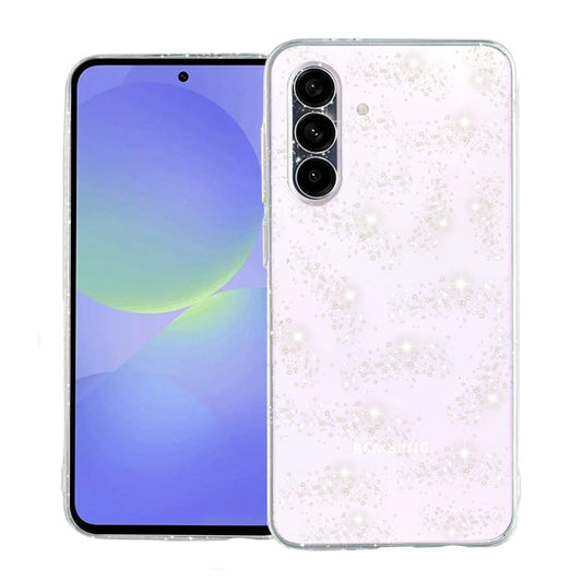 Pouzdro pro Samsung Galaxy A36 A366, Techsuit, SparkleSkin, Průhledné