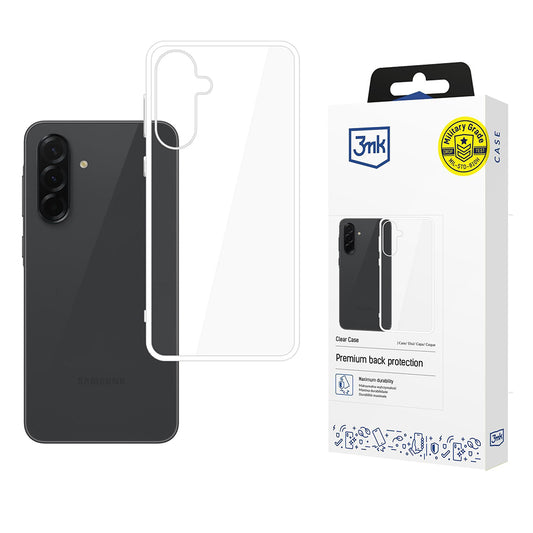 Pouzdro pro Samsung Galaxy A37 5G, 3MK, průhledné, transparentní