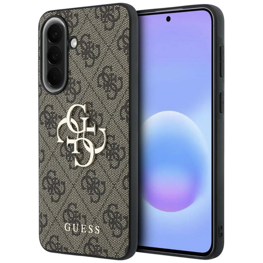 Pouzdro pro Samsung Galaxy A37 5G, Guess, 4G Big Logo, Hnědá