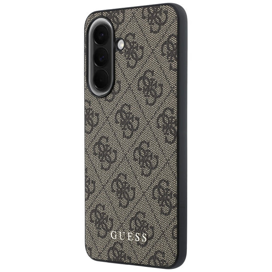 Pouzdro pro Samsung Galaxy A37 5G, Guess, 4G Classic Logo Charm, Hnědá