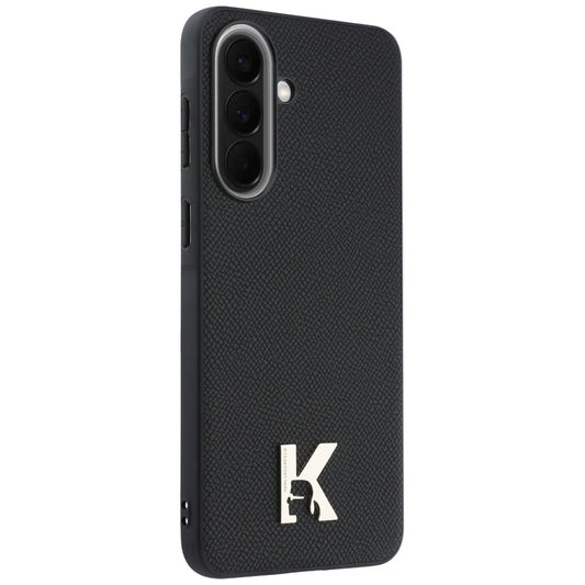 Pouzdro pro Samsung Galaxy A37 5G, Karl Lagerfeld, Karl Head Logo, černé