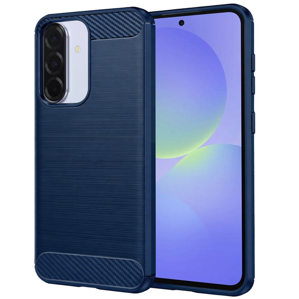 Pouzdro pro Samsung Galaxy A37 5G, Techsuit, Carbon, Modrá