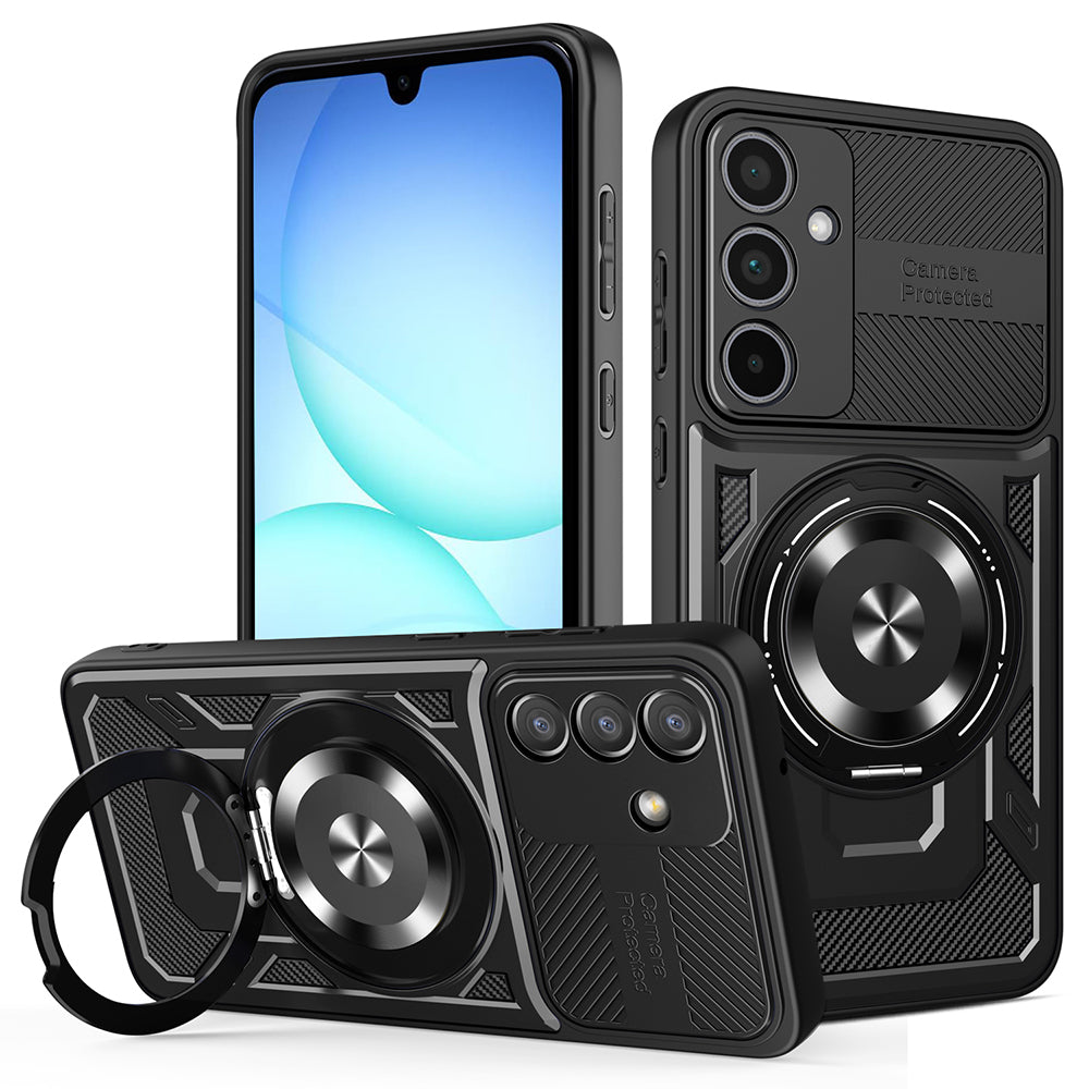 Pouzdro pro Samsung Galaxy A37 5G, Techsuit, RuggedCam, Černá