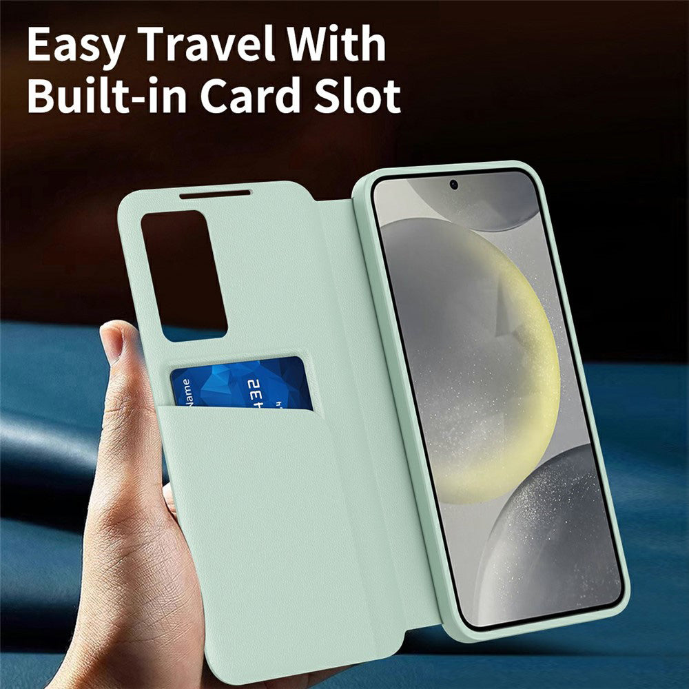 Pouzdro pro Samsung Galaxy A37 5G, Techsuit, SmartView, Zelené