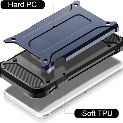 Pouzdro pro Samsung Galaxy A40 A405, Techsuit, Hybrid Armor, Černé