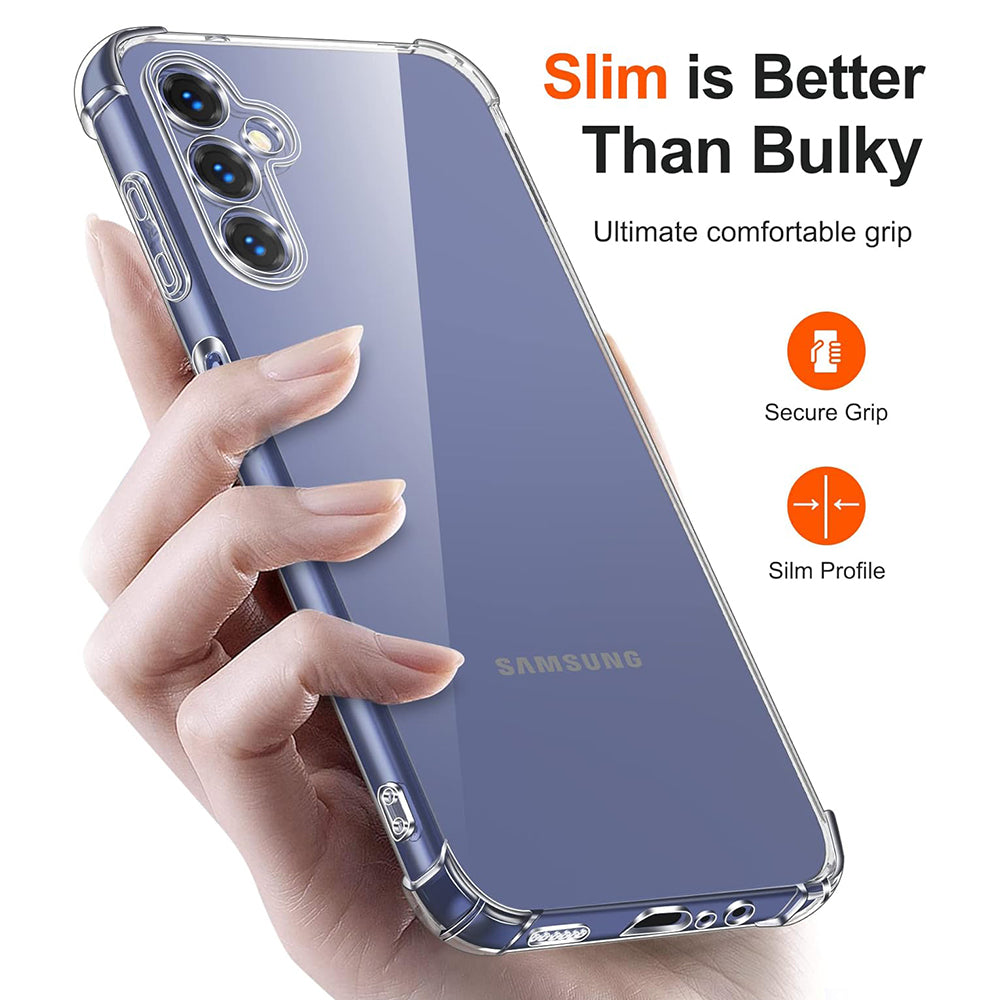 Case for Samsung Galaxy A40 A405, Techsuit, Shockproof Clear, Transparent