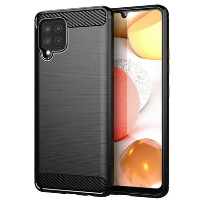 Pouzdro pro Samsung Galaxy A42 5G A426, Techsuit, Carbon, Černé