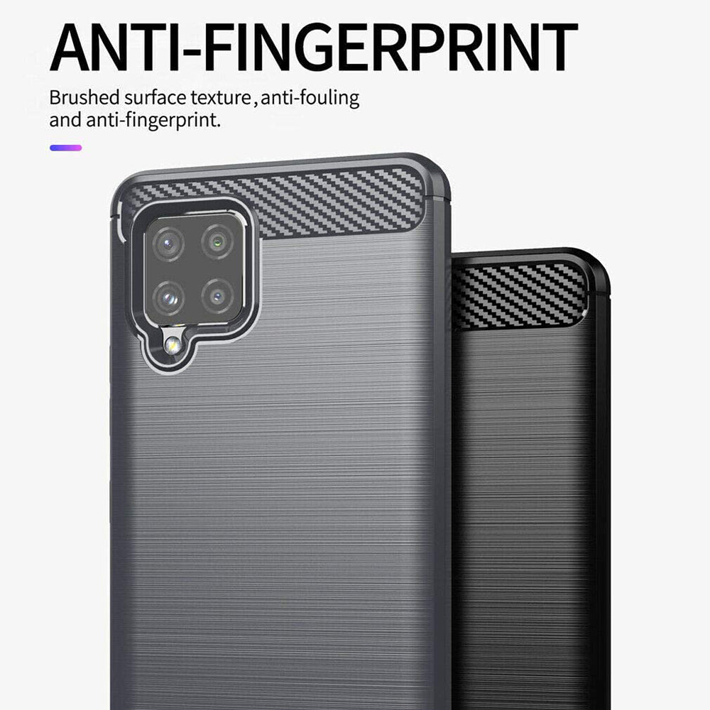 Pouzdro pro Samsung Galaxy A42 5G A426, Techsuit, Carbon, Černé