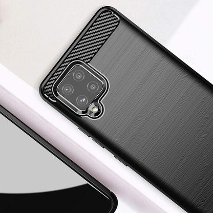 Pouzdro pro Samsung Galaxy A42 5G A426, Techsuit, Carbon, Černé
