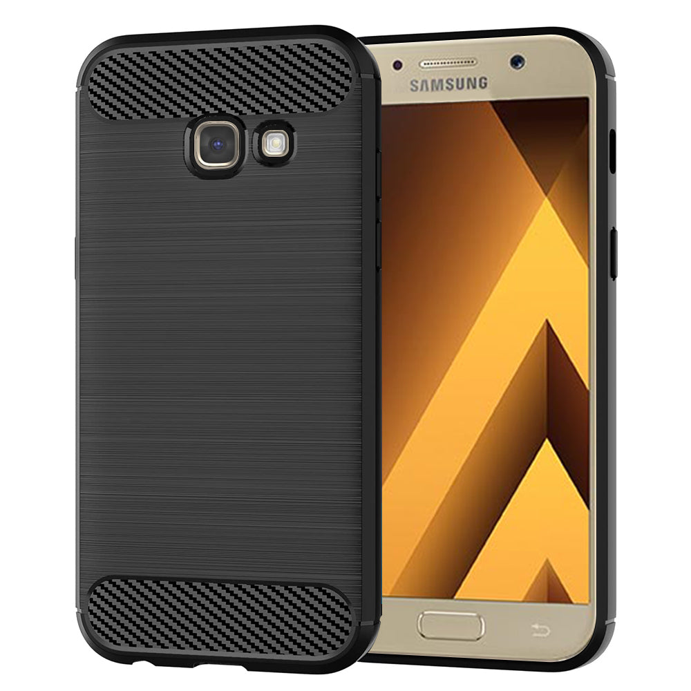 Pouzdro pro Samsung Galaxy A5 (2017) A520, Techsuit, Carbon, Černé