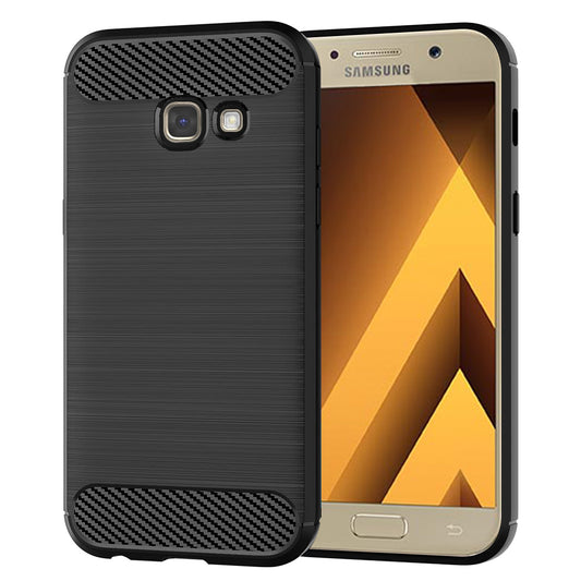Pouzdro pro Samsung Galaxy A5 (2017) A520, Techsuit, Carbon, Černé