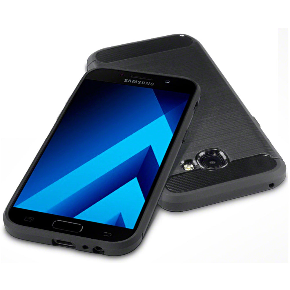 Pouzdro pro Samsung Galaxy A5 (2017) A520, Techsuit, Carbon, Černé