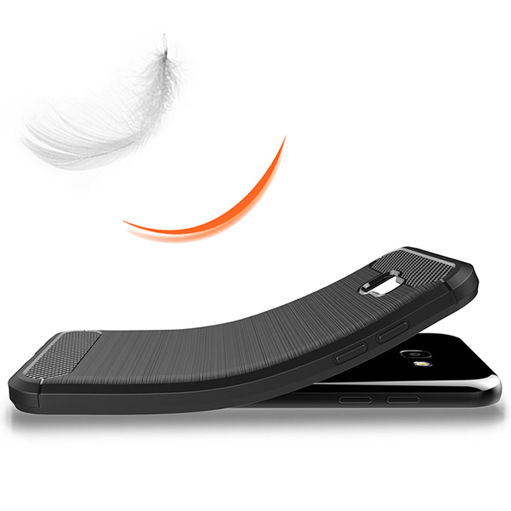 Pouzdro pro Samsung Galaxy A5 (2017) A520, Techsuit, Carbon, Černé