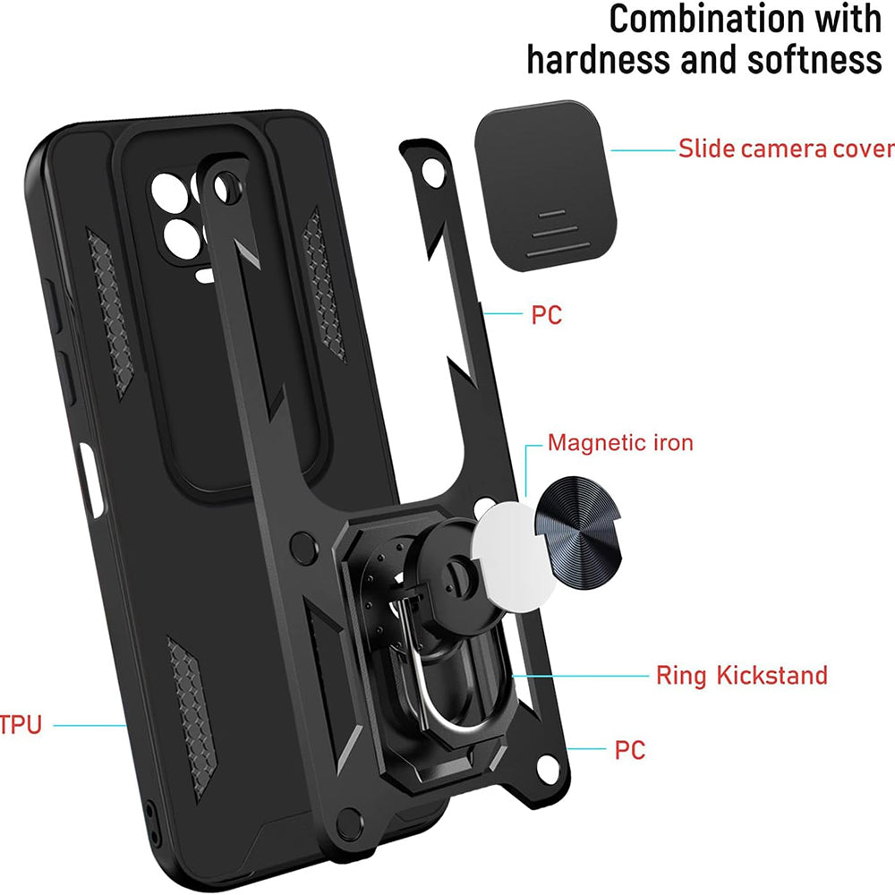 Case for Samsung Galaxy A50s A507 / A30s A307 / A50 A505, Techsuit, CamShield, Black