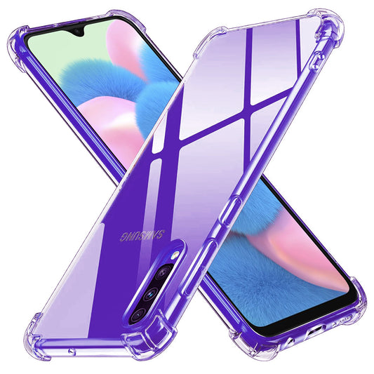 Pouzdro pro Samsung Galaxy A50s A507 / A30s A307 / A50 A505, Techsuit, nárazuvzdorné průhledné, transparentní