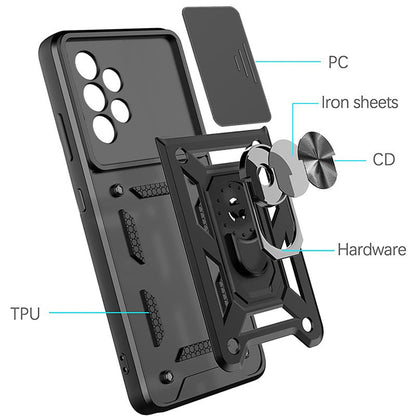 Pouzdro pro Samsung Galaxy A52s 5G A528 / A52 5G A526 / A52 A525, Techsuit, CamShield, Růžové