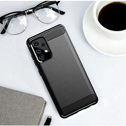Pouzdro pro Samsung Galaxy A52s 5G A528 / A52 5G A526 / A52 A525, Techsuit, Carbon, Černá