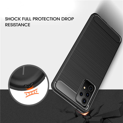 Pouzdro pro Samsung Galaxy A52s 5G A528 / A52 5G A526 / A52 A525, Techsuit, Carbon, Černá