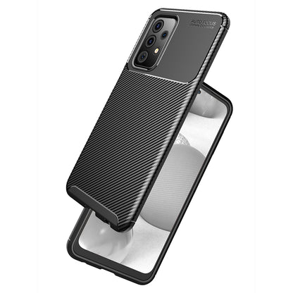 Pouzdro pro Samsung Galaxy A52s 5G A528 / A52 5G A526 / A52 A525, Techsuit, CarbonFiber, Černé
