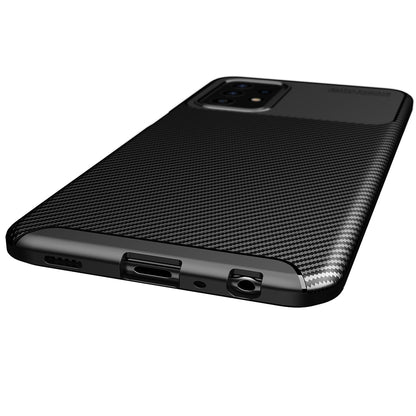 Pouzdro pro Samsung Galaxy A52s 5G A528 / A52 5G A526 / A52 A525, Techsuit, CarbonFiber, Černé