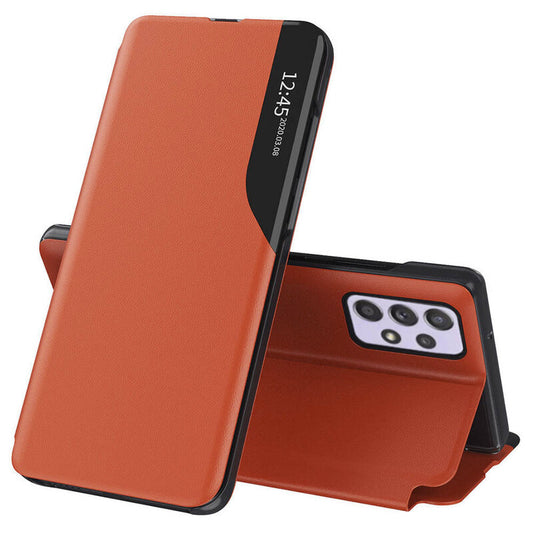 Pouzdro pro Samsung Galaxy A52s 5G A528 / A52 5G A526 / A52 A525, Techsuit, eFold, Oranžové