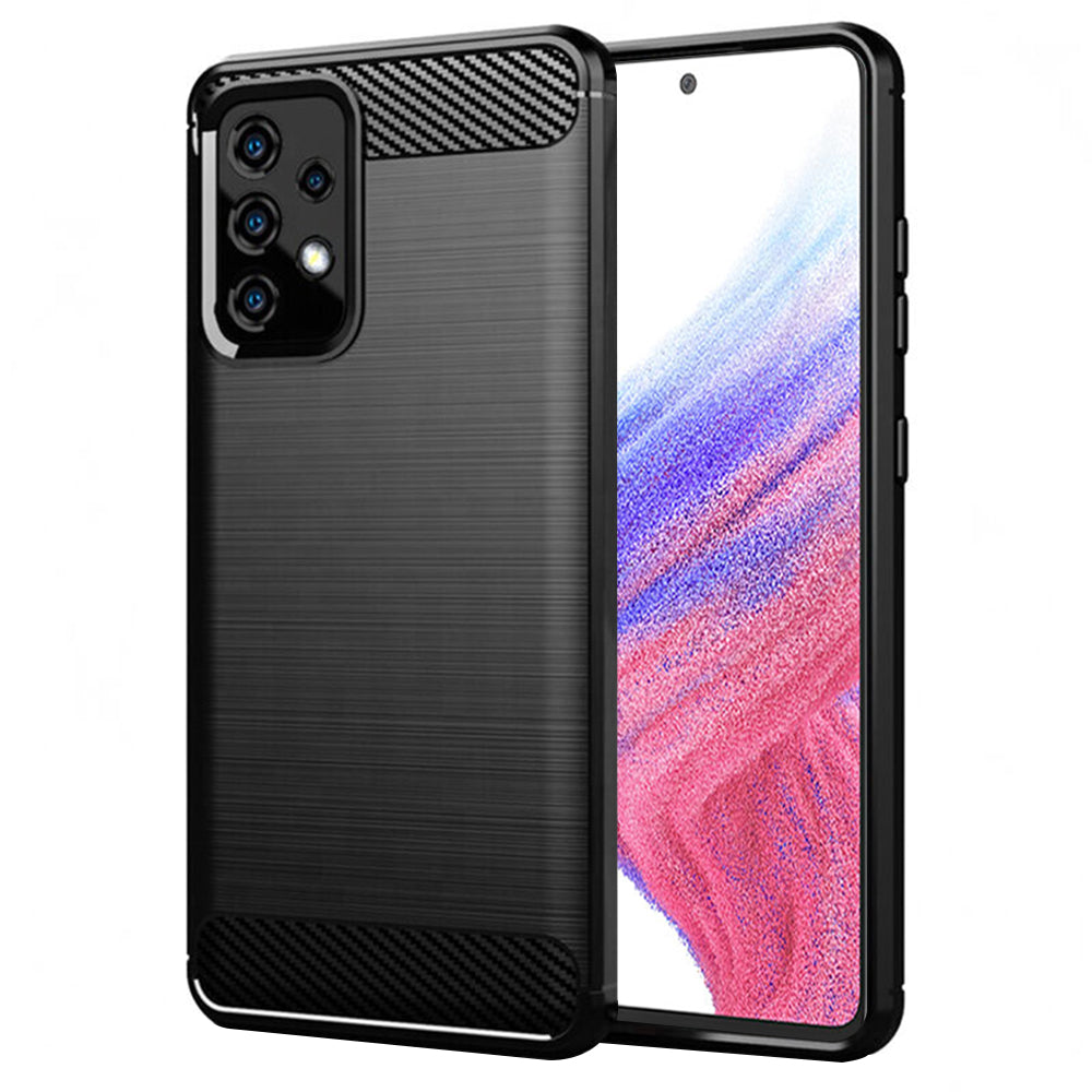 Pouzdro pro Samsung Galaxy A53 5G A536, Techsuit, Carbon, Černá