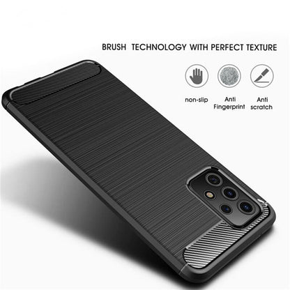 Pouzdro pro Samsung Galaxy A53 5G A536, Techsuit, Carbon, Černá