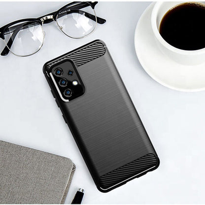 Pouzdro pro Samsung Galaxy A53 5G A536, Techsuit, Carbon, Černá
