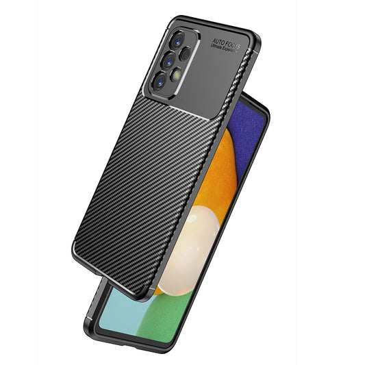 Pouzdro pro Samsung Galaxy A53 5G A536, Techsuit, CarbonFiber, Černá