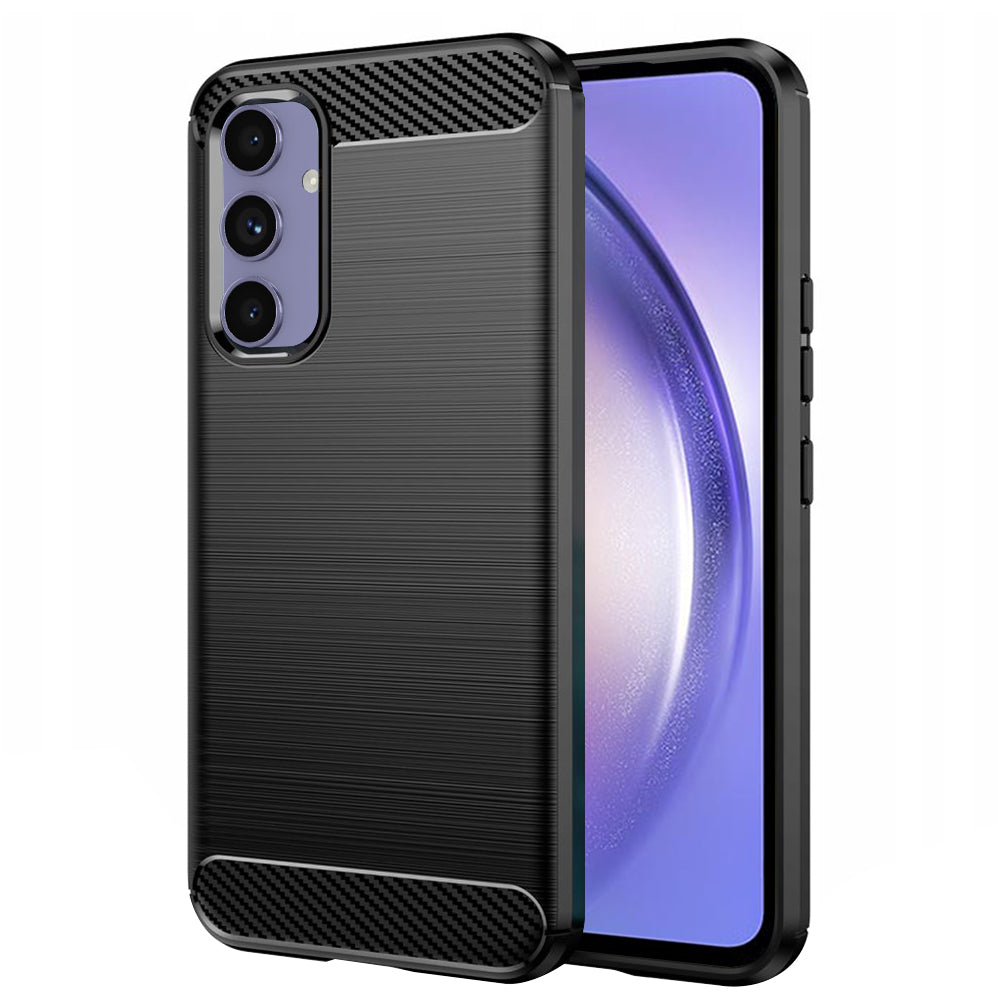 Pouzdro pro Samsung Galaxy A54 A546, Techsuit, Carbon, Černé