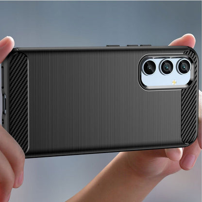 Pouzdro pro Samsung Galaxy A54 A546, Techsuit, Carbon, Černé