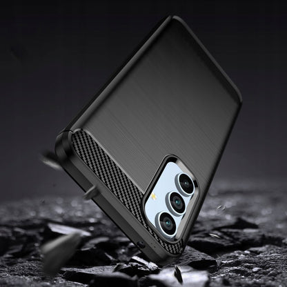 Pouzdro pro Samsung Galaxy A54 A546, Techsuit, Carbon, Černé