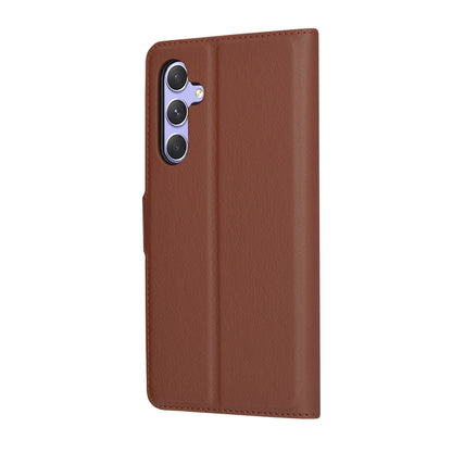 Pouzdro pro Samsung Galaxy A54 A546, Techsuit, kožené folio, hnědé